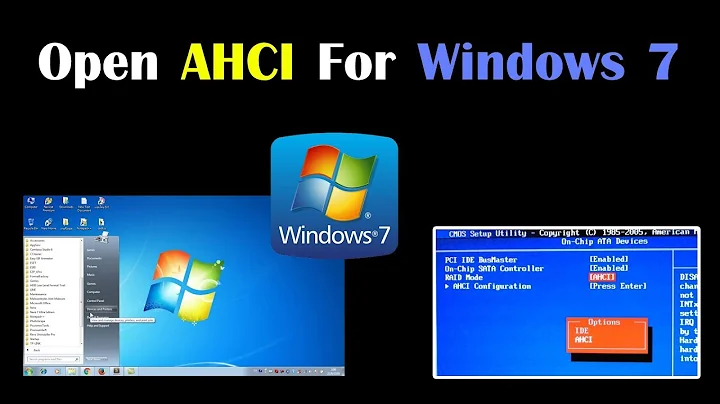 Open AHCI Mode For Windows 7