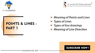 Points And Lines - Part 1 Types Of Line Drawings Foundation Art Elearning Video