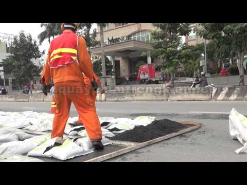 Video Thi công vật liệu Carboncor Asphalt trên nền BTN đã bị... - youtube