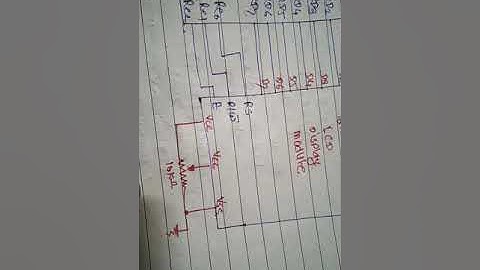 Interfacing Diagram Of LCD With PIC18F458