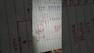 Interfacing Diagram Of LCD With PIC18F458