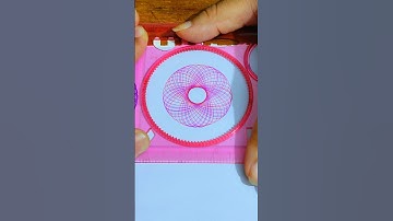 Amazing Spirograph Art 😍 #spirograph #satisfying #asmr #ytshorts #trending #art #drawing #shorts