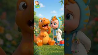 Baby Dentist & Dinosaur! 👶🦷 | Learn To Brush Teeth #shorts #babycartoon