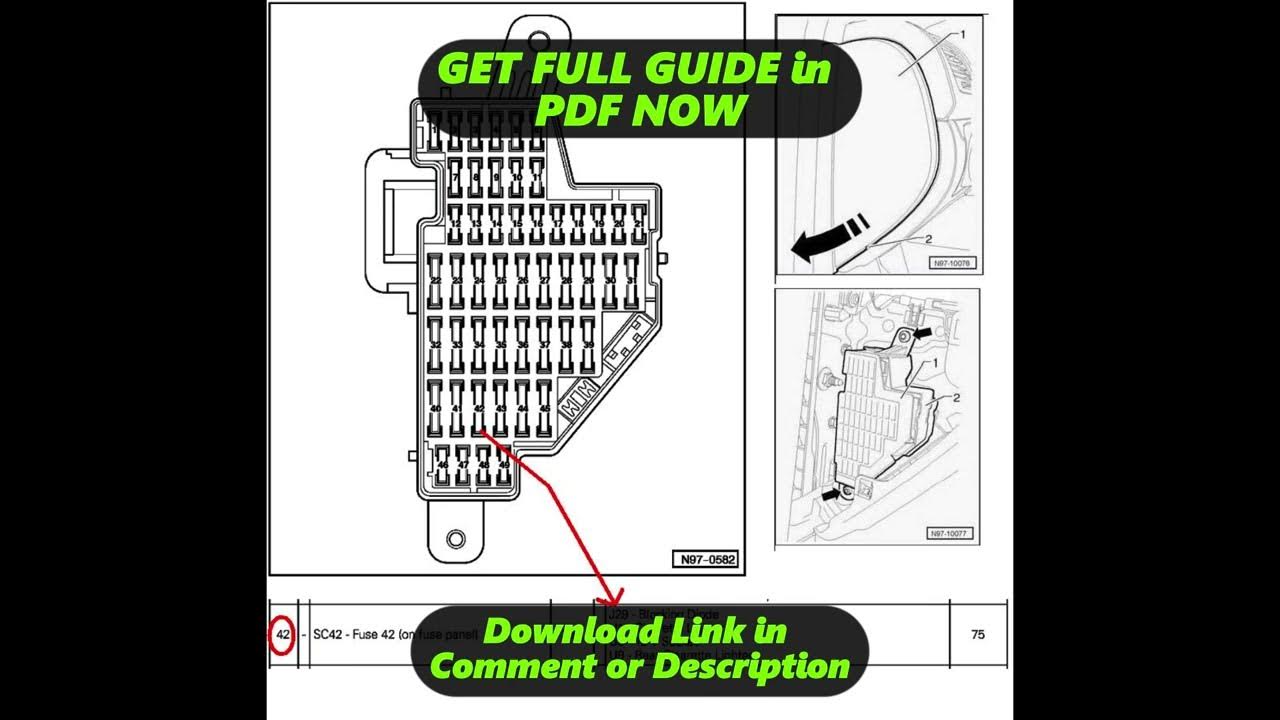 [DIAGRAM] 2007 Vw Jetta Fuse Box Diagram - YouTube