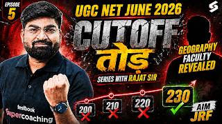 UGC NET PAPER 1 | UGC NET JUNE 2026 CUT OFF BREAKER | UGC NET PAPER 1 + Geography Preparation