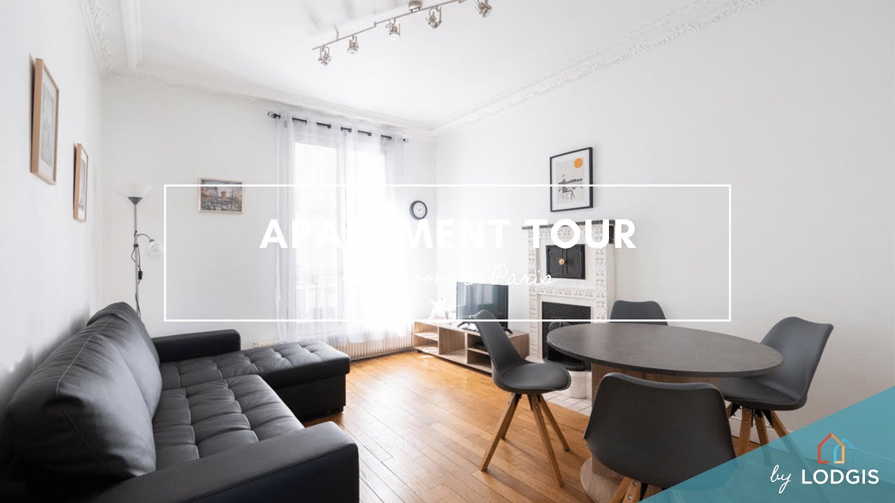 Apartment Tour // Furnished  46m2 in Paris – Ref : 21120723