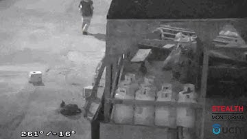 Theft Prevented by Live Video Monitoring and Local Police