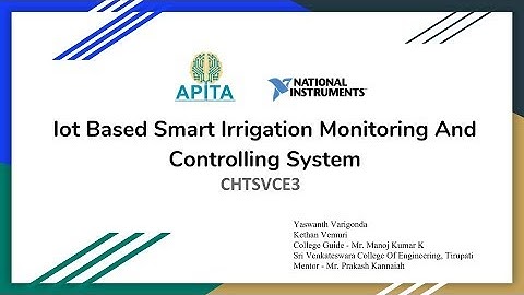 Iot Based Smart Irrigation Monitoring And Controlling System