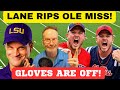 LANE GOES OFF ON OLE MISS! Tennessee Football, LSU Football, college Football, SEC FOOTBALL