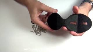 716 PC Recessed clip on badge holder