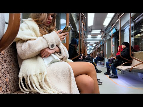 🔥 THIS WAS NOT SHOWN TUCKER CARLSON 🇷🇺 Real Russian METRO in Moscow! Is it true - With Captions ⁴ᴷ