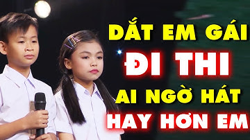 cậu bé DẮT EM GÁI ĐI THI ai ngờ HÁT HAY HƠN GẤP BỘI khiến giám khảo HÚ HỒN HÚ VÍA | THVL Ca Nhạc