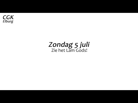 CGK Elburg / "Zie het Lam Gods!"