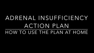 Pediatric Adrenal Insufficiency Action Plan with Pictograms