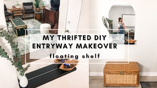 DIY Entryway Makeover - 100% Thrifted