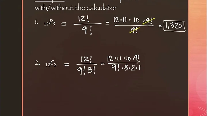 10.3 Using Permutations and Combinations