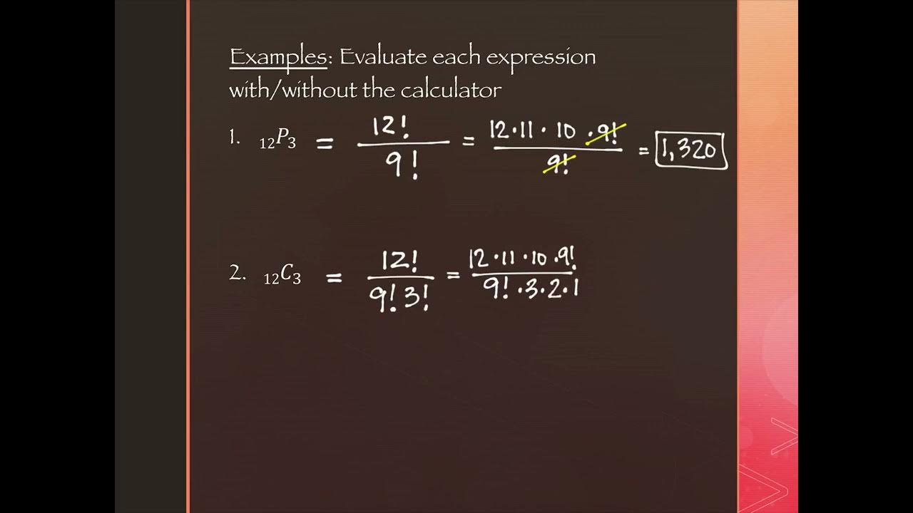 10.3 Using Permutations and Combinations YouTube