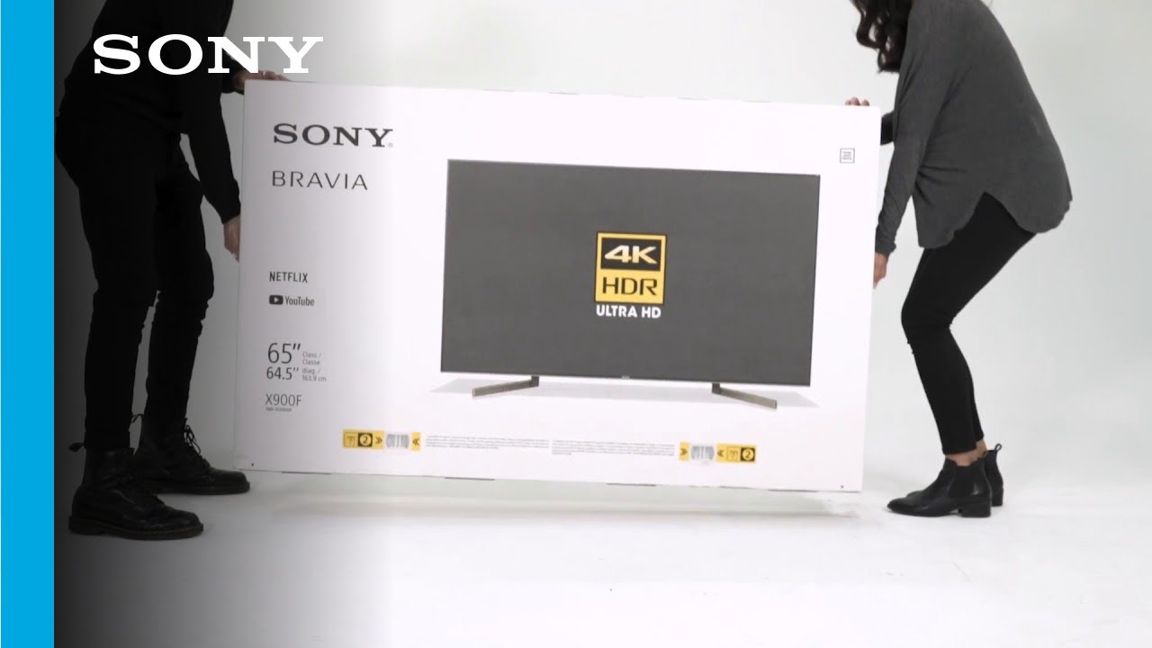 Unboxing and Setup Guide | Sony XBR X900F TV series - YouTube