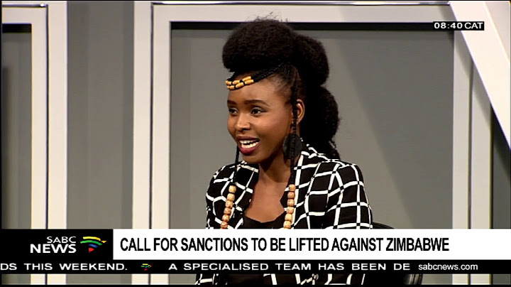 Call for sanctions to be lifted against Zimbabwe