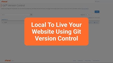 Git Version Control in cPanel and deploy the GitHub Private Repository along with ssh configuration.