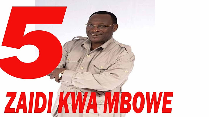 MBOWE APEWA 5 Tena UENYEKITI CHADEMA - 'Rekodi Zambeba'