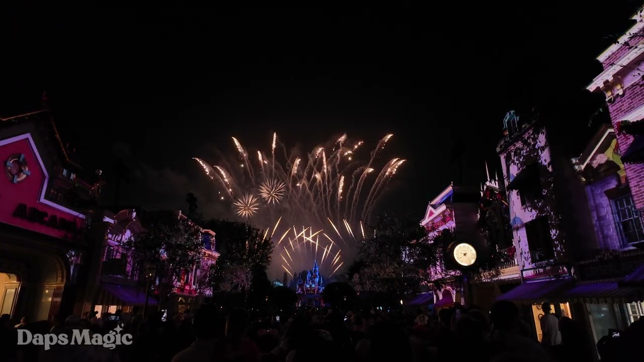 Wondrous Journeys with Fireworks Final Night  | Disneyland Resort 2025 4K