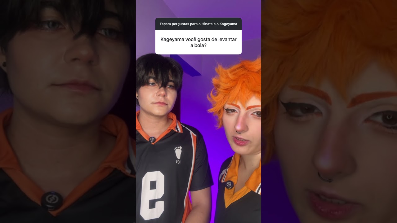 Hinata e Kageyama brigando pra ver quem gosta mais de bola #haikyuu #hinata #kageyama