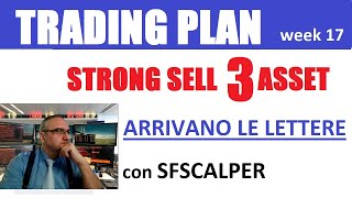 3 Asset strong sell  il Mio Piano di Trading per la settimana fino 26 aprile