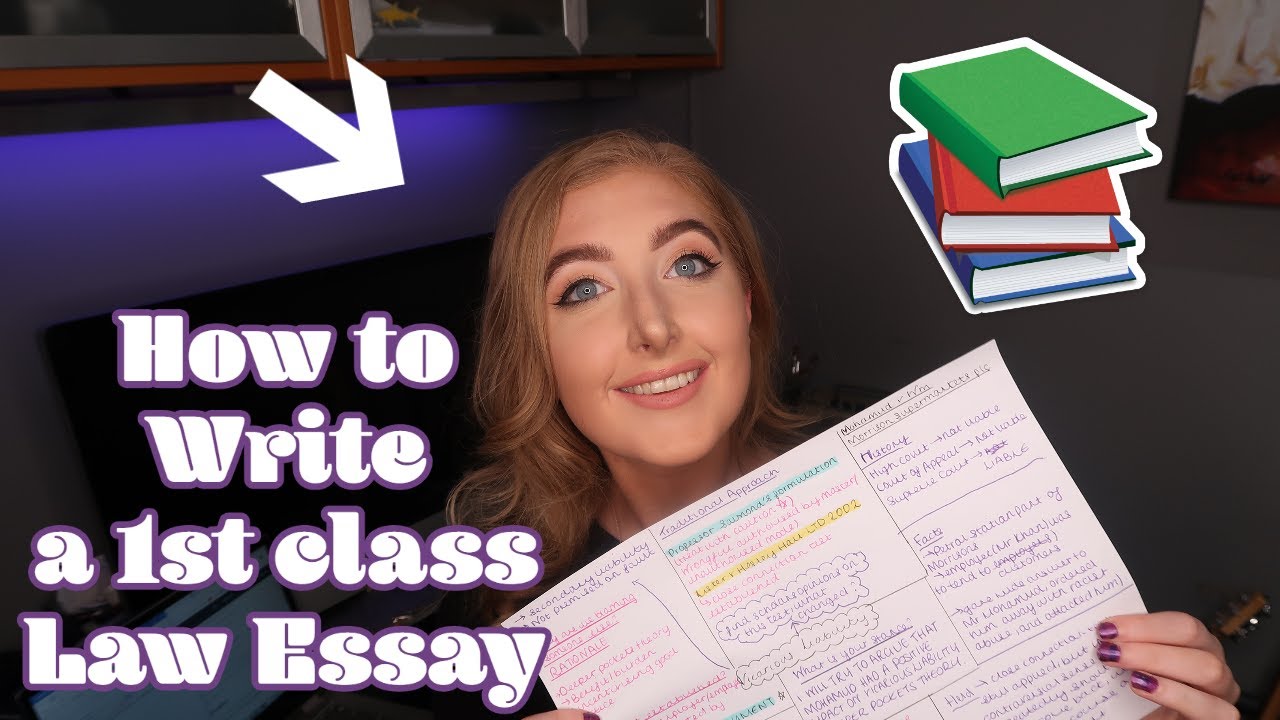 how to write a first class law essay