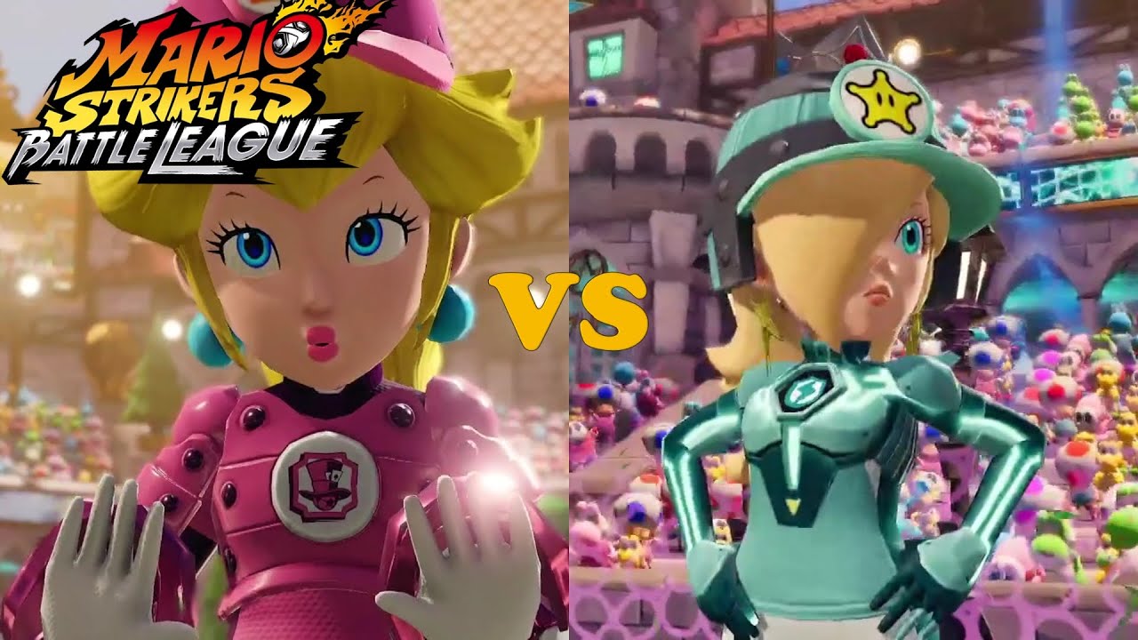 Mario Strikers Battle League - Team Peach vs Team Rosalina - Royal ...