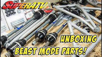 Unboxing the new HD SuperATV parts for the RZR Turbo Build! Check these out! #TeamAJP