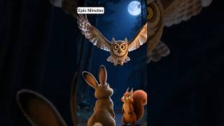 🦉 El búho sabio que guió a sus amigos en la oscuridad 🌟 | Fábula corta