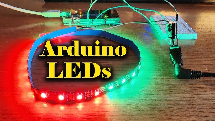 Utilisation d'un ruban de LED WS2812B avec Arduino • AranaCorp