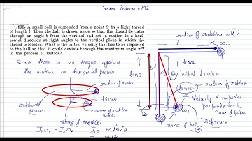 Silent lecture. conservation of angular momentum and energy -based on irodov problem 1.192.