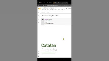 How to Print a Calendar Using Python Code: A Step-by-Step Guide #shorts