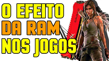 Qual a função da memória RAM nos jogos?