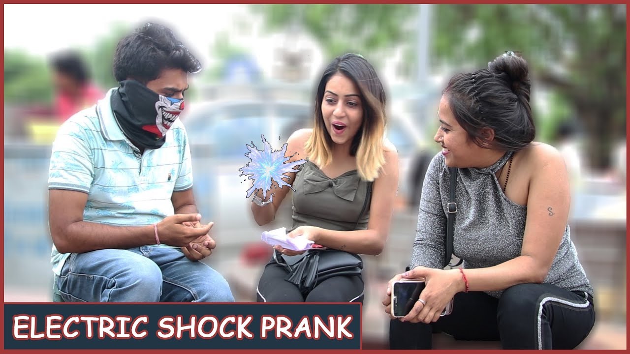 Epic Electric Shock Prank on Cute Girls BB Pranks Prank india YouTube