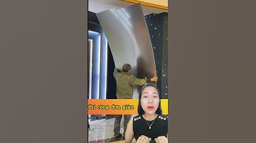 Tấm ốp than tre vân kim loại 8 ly trọng lượng nhẹ | Tấm ốp đa năng sợi than tre #tamopthantre