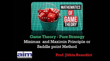 Game theory #3 |Pure & Mixed Strategy|in Operations research||Solved problem||By Dr. Jithin Benedict