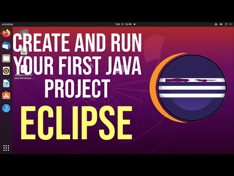 How to create, build and run Java Hello World Program with Eclipse on Ubuntu Linux