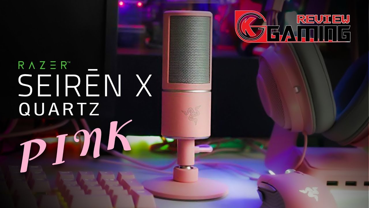 รีวิว ไมโครโฟน RAZER SEIREN X QUARTZ EDITION