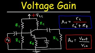 How To Calculate The Voltage Gain of a Transistor Amplifier