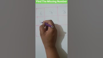 Find The Missing Number # trending shorts # brain test 🧠🤔# iq test # Viral #