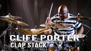 Cliff Porter testing the Clap Stack