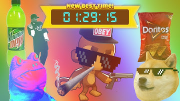 BTD6 Race in 1:29 || Using The Middle To Your Advantage