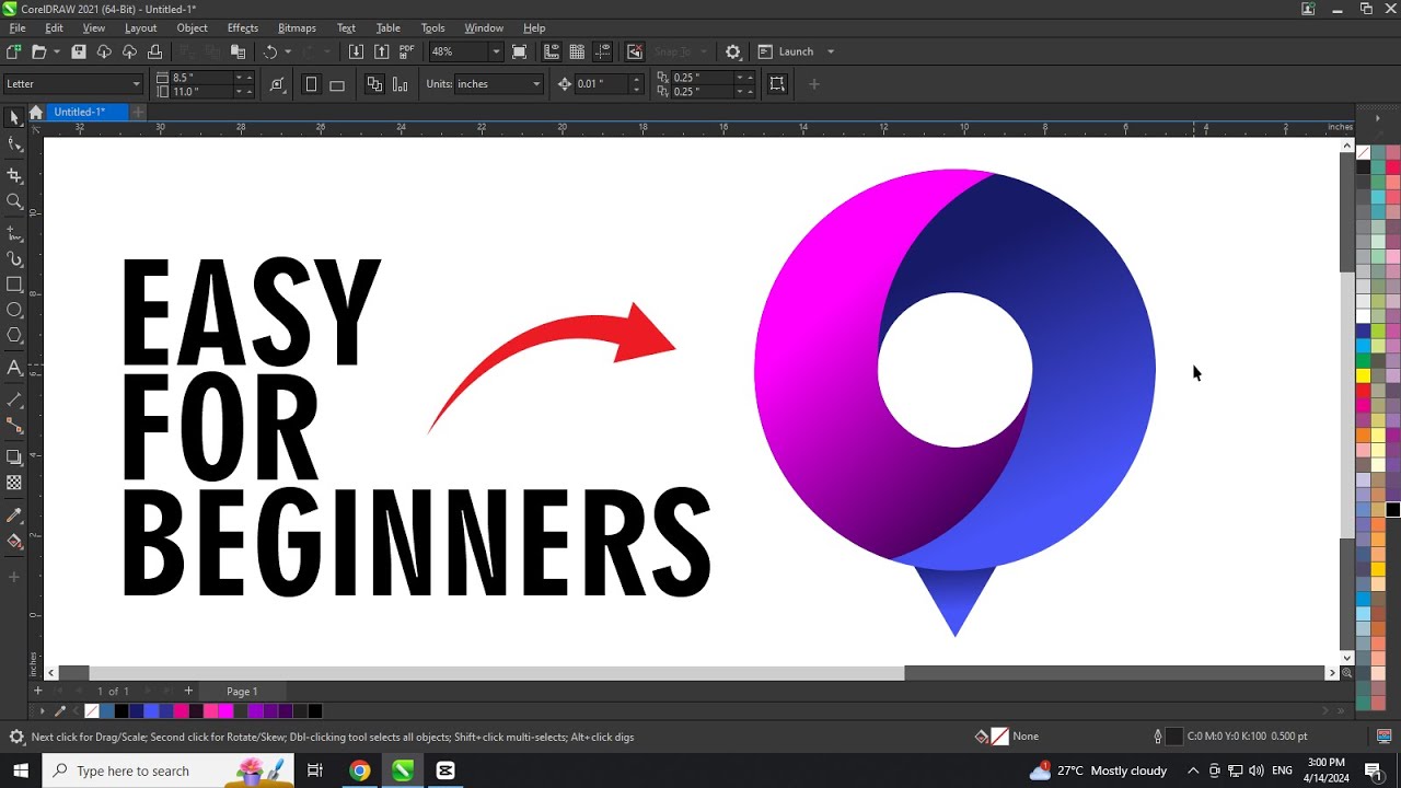 Very Easy Logo Designing Techniques for Experts & Beginners - Coreldraw ...