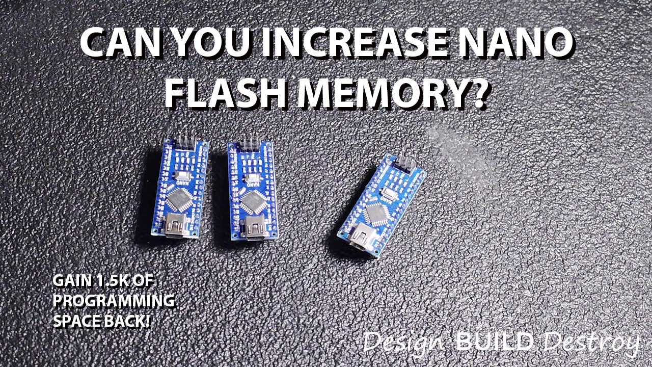 Pris puls låg Increase Flash Programming Memory for Arduino Nano? YES! - YouTube