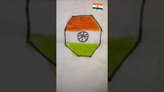 Indian flex banaya satkor #independenceday #art #easy #indianflag #indianflag #republic #indiaindepe