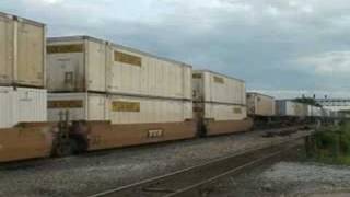 BNSF #4167 Leads Intermodal East, Joliet, IL.