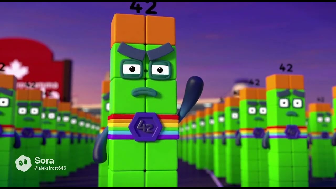 Numberblock 0.00042 goes to Canada/grounded